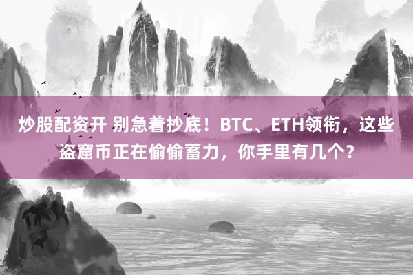 炒股配资开 别急着抄底！BTC、ETH领衔，这些盗窟币正在偷偷蓄力，你手里有几个？